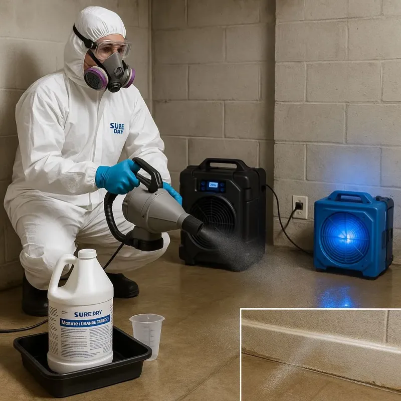 Sanitization and Odor Removal process in Morrow, OH
